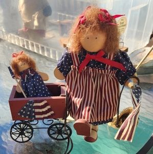 Lizzie high wooden dolls